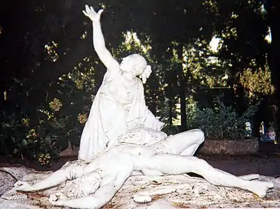 Acis et Galatée par Rosario Anastasio (1846).