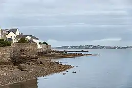 Batz, vue de Roscoff.