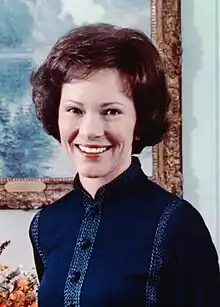 Portrait de Rosalynn Carter, en 1977.