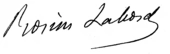 signature de Rosine Laborde