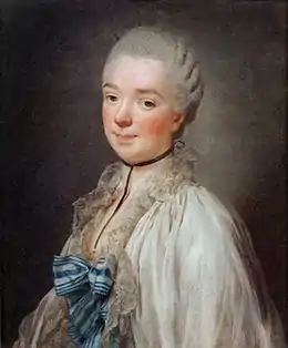 Alexandre Roslin, Béatrix de Choiseul-Stainville, duchesse de Gramont, vers 1774.