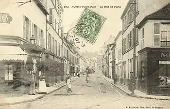 Rue de Paris avant 1907.