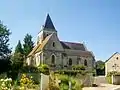 Façade nord de l'église.