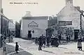 Rosporden : la place au beurre (carte postale, collection Villard).