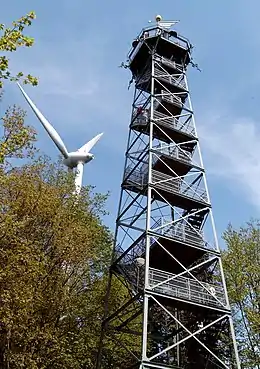 Tour avec éolienne 2008