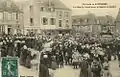 La Place du Centre avant la Bataille de Confetti (environ 1910).