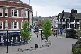 Le centre-ville de Rotherham