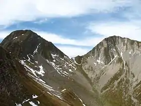 Vue du Strahlkopf et de la Rothornspitze.