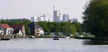 La Rotte près de Rotterdam.