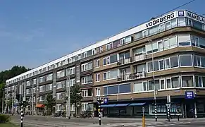 Complexe de logements et magasin sur l'avenue Stadhoudersweg 133-159 (monument historique)