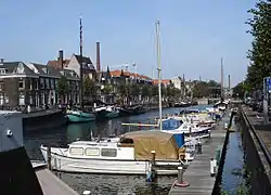 Voorhaven (avant-port), le plus ancien port de Delfshaven.