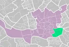 Localisation de IJsselmonde (Rotterdam)