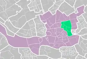 Localisation de Kralingen-Crooswijk