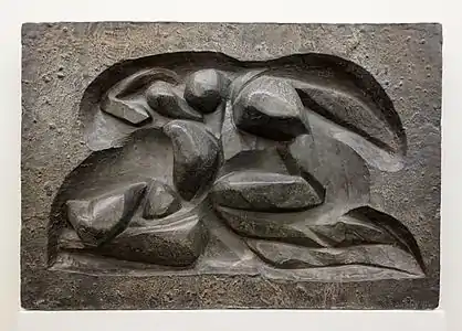 Les amants, Raymond Duchamp-Villon, 1913.