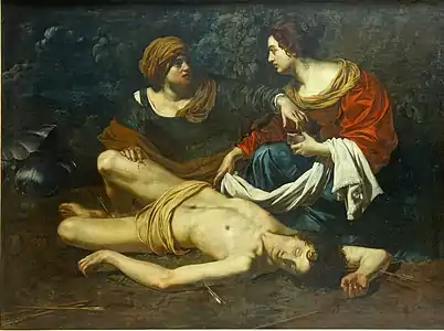 Saint Sébastien soigné par Irène, musée des beaux-arts de Rouen.