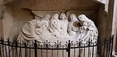 Mise au tombeau de Jésus par Auguste Coutin (1917).