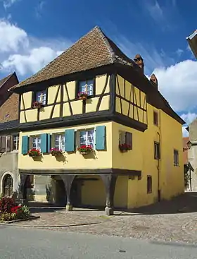 Maison des Trois Damesfaçades, toitures