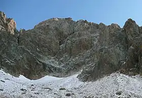 La face sud de la tête du Rouget.