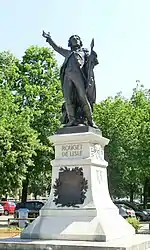 Auguste Bartholdi, Monument à Rouget de Lisle, Lons-le-Saunier.