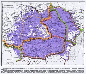 Idem, en 1856, en violet.