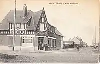 Le Café de la place vers 1925.