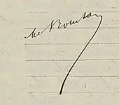 signature de Marius Roustan