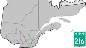 Image illustrative de l’article Route 216 (Québec)