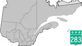 Image illustrative de l’article Route 283 (Québec)