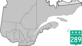 Image illustrative de l’article Route 289 (Québec)