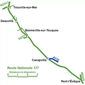 Carte de la route.