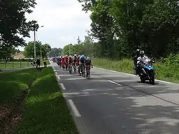 Le peloton lors de la troisième étape.