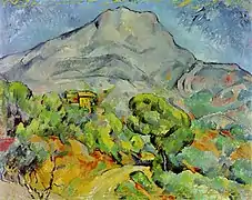 Cézanne, La Montagne Sainte-Victoire, 1900.