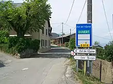 Route du col de l'Épine, où Walkowiak passe en tête lors du Circuit des six provinces 1951.