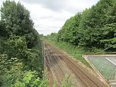 La ligne ferroviaire Paris - Maubeuge.