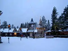 Le village du père noël.