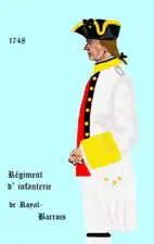 régiment Royal-Barrois de 1748 à 1762