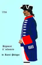 régiment Royal-Pologne de 1747 à 1760