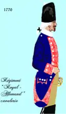 régiment Royal-Allemand cavalerie de 1776 à 1779