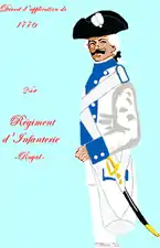 Régiment Royal de 1776 à 1779