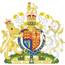 Description de l'image Royal Coat of Arms of the United Kingdom (Wikipedia main page).png.