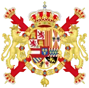 Blason espagnol de 1700 à 1761