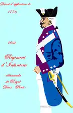 régiment Royal-Deux-Ponts de 1776 à 1779