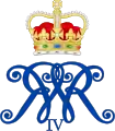 Monogramme du roi Guillaume IV.