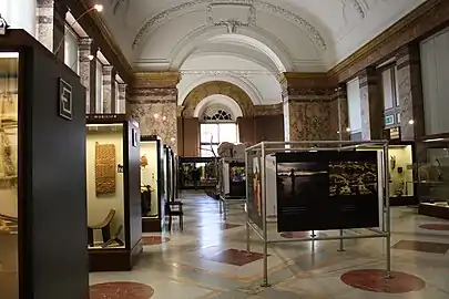 L'intérieur du musée en 2011, peu de temps avant sa rénovation.