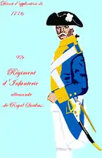 régiment Royal-Suédois de 1776 à