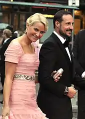 Haakon et Mette-Marit, princes héritiers de Norvège.