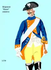 régiment Royal cavalerie de 1779 à 1786