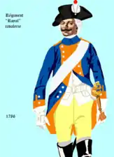 régiment Royal cavalerie de 1786 à 1791