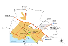 Carte des accès à Royan