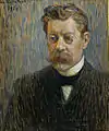 Portrait de l'écrivain Rūdolfs Blaumanis (1908).